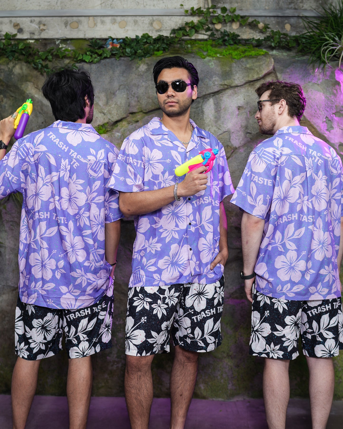 Aloha Shirt Purple