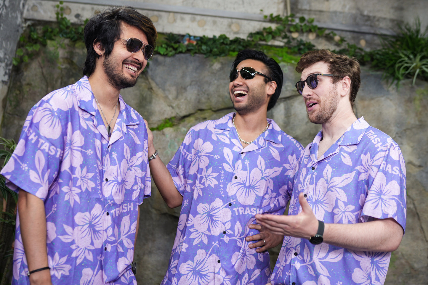 Aloha Shirt Purple